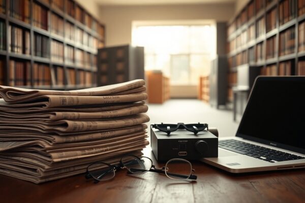 Understanding local news archives: accessing library and nonprofit collections